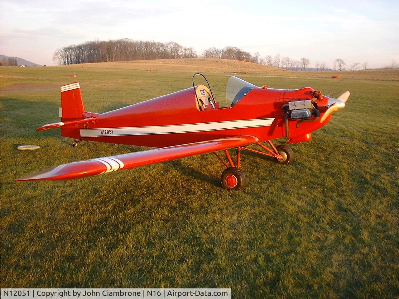 N12051, 1967 Blom TURBULENT C/N 556, Nov 05 at Centre Airpark, Centre Hall, PA