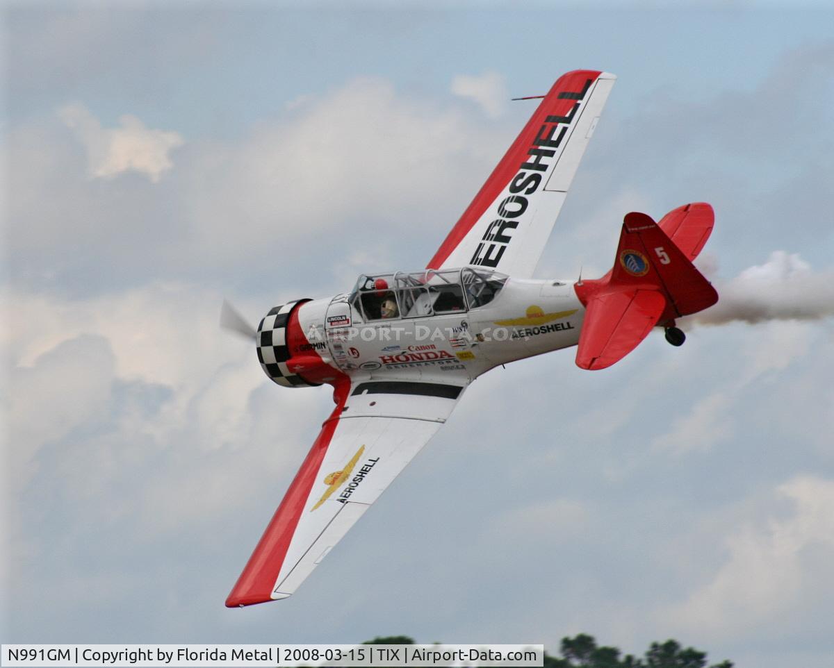 N991GM, 1941 North American AT-6C Texan C/N 88-17575, Aeroshell AT-6
