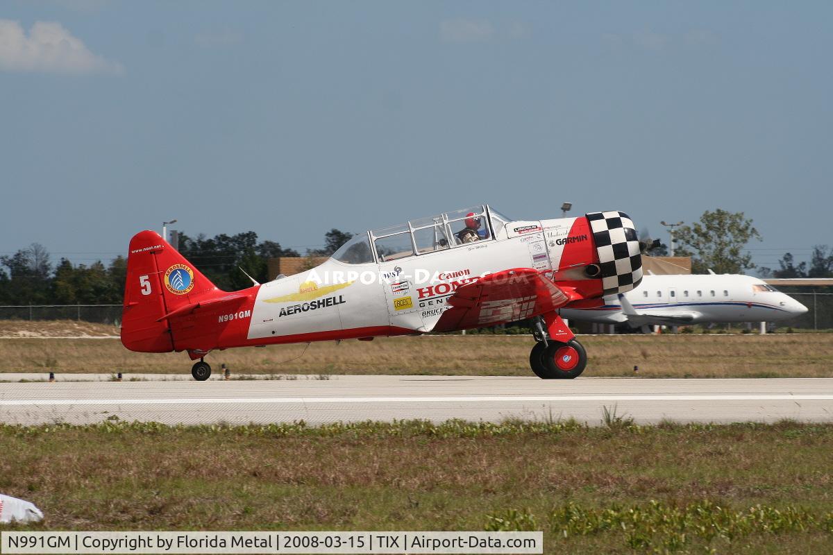 N991GM, 1941 North American AT-6C Texan C/N 88-17575, Aeroshell AT-6