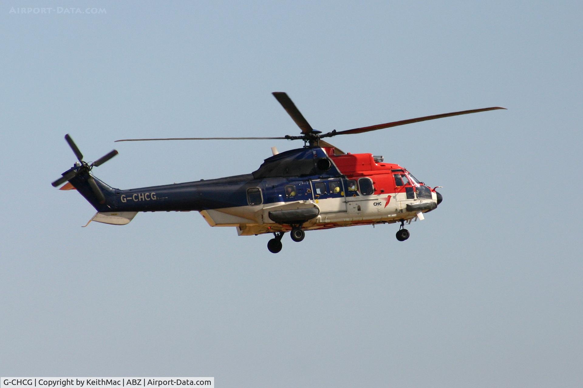 G-CHCG, 2003 Eurocopter AS-332L2 Super Puma Mk2 C/N 2592, CHC Helicopters G-CHCG at Aberdeen, 2007.