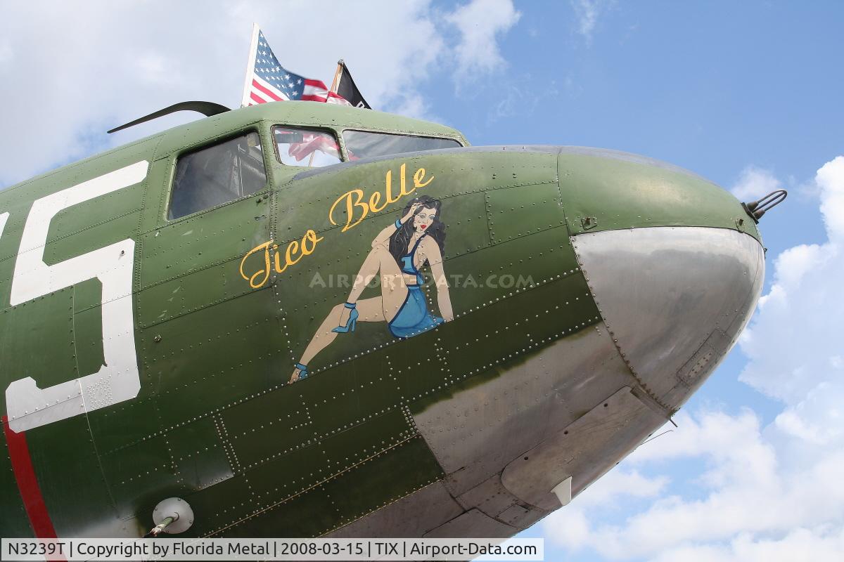 N3239T, 1943 Douglas DC3C-S1C3G (C-47A-65-DL) C/N 19054, C-47 Tico Belle