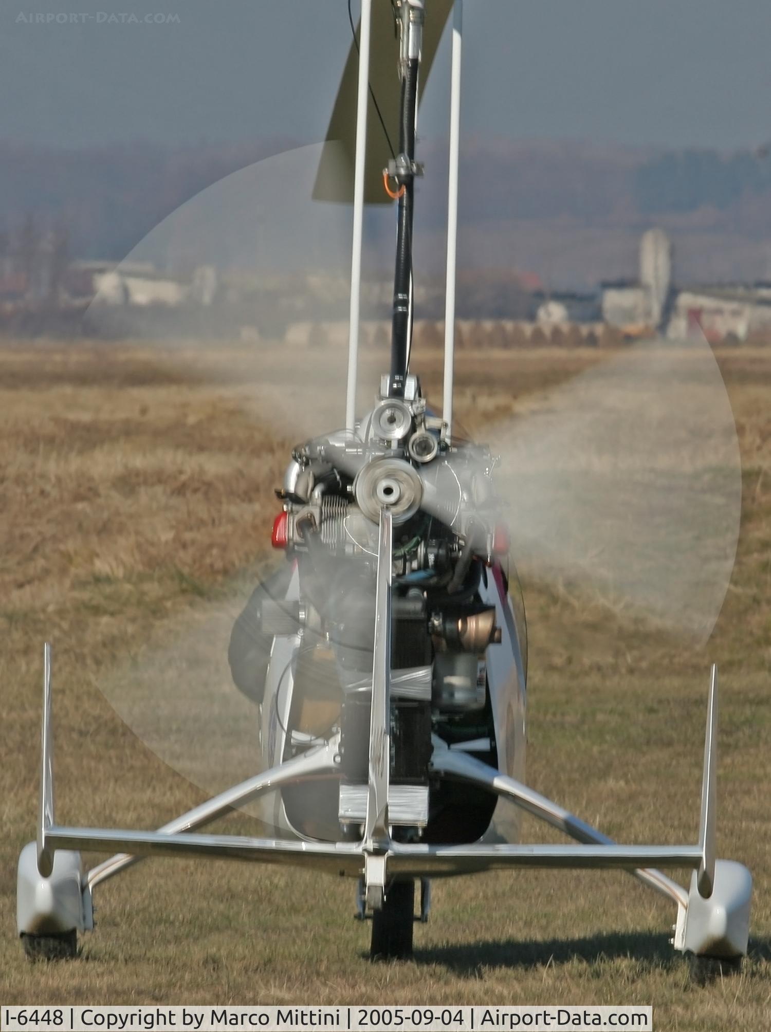 I-6448, Magni Gyro M-16 Tandem Trainer C/N 16-08-5094, Magni Gyro rear wiew