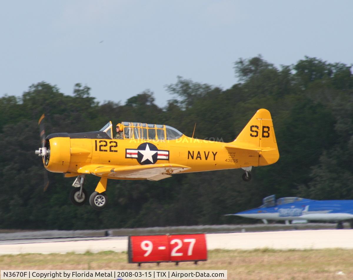 N3670F, North American SNJ-5 Texan Texan C/N 43855, SNJ-5