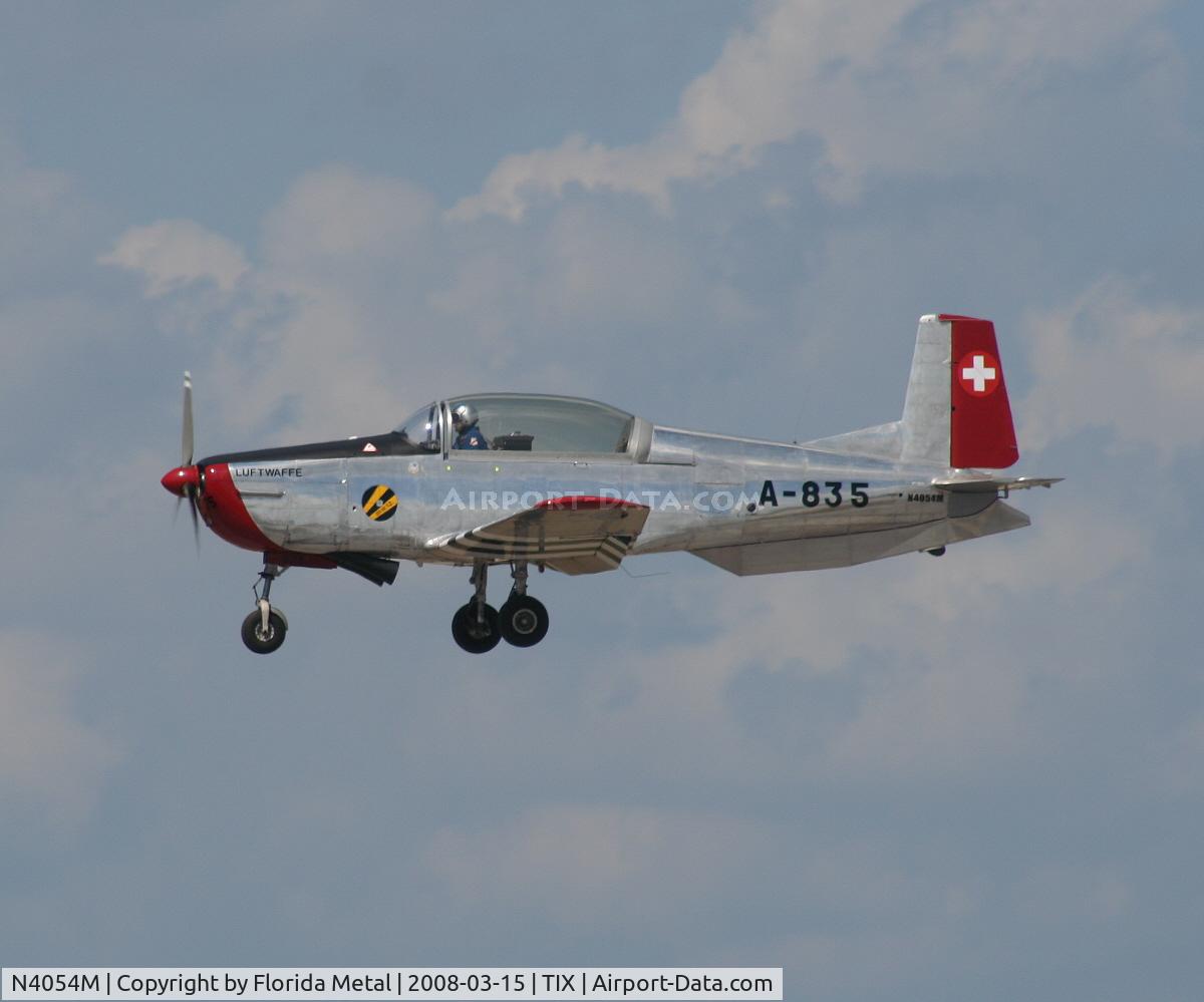 N4054M, 1958 Pilatus P3-05 C/N 473-22, Pilatus P3-05