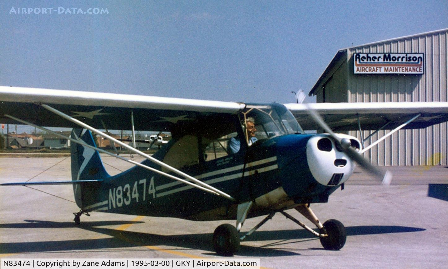 N83474, 1946 Aeronca 7AC Champion C/N 7AC-2143, At Arlington Municipal
