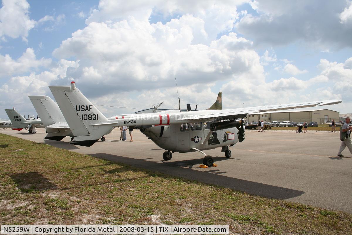 N5259W, 1968 Cessna M337B (O-2A) Super Skymaster C/N 337M-0196 (68-10831), O-2