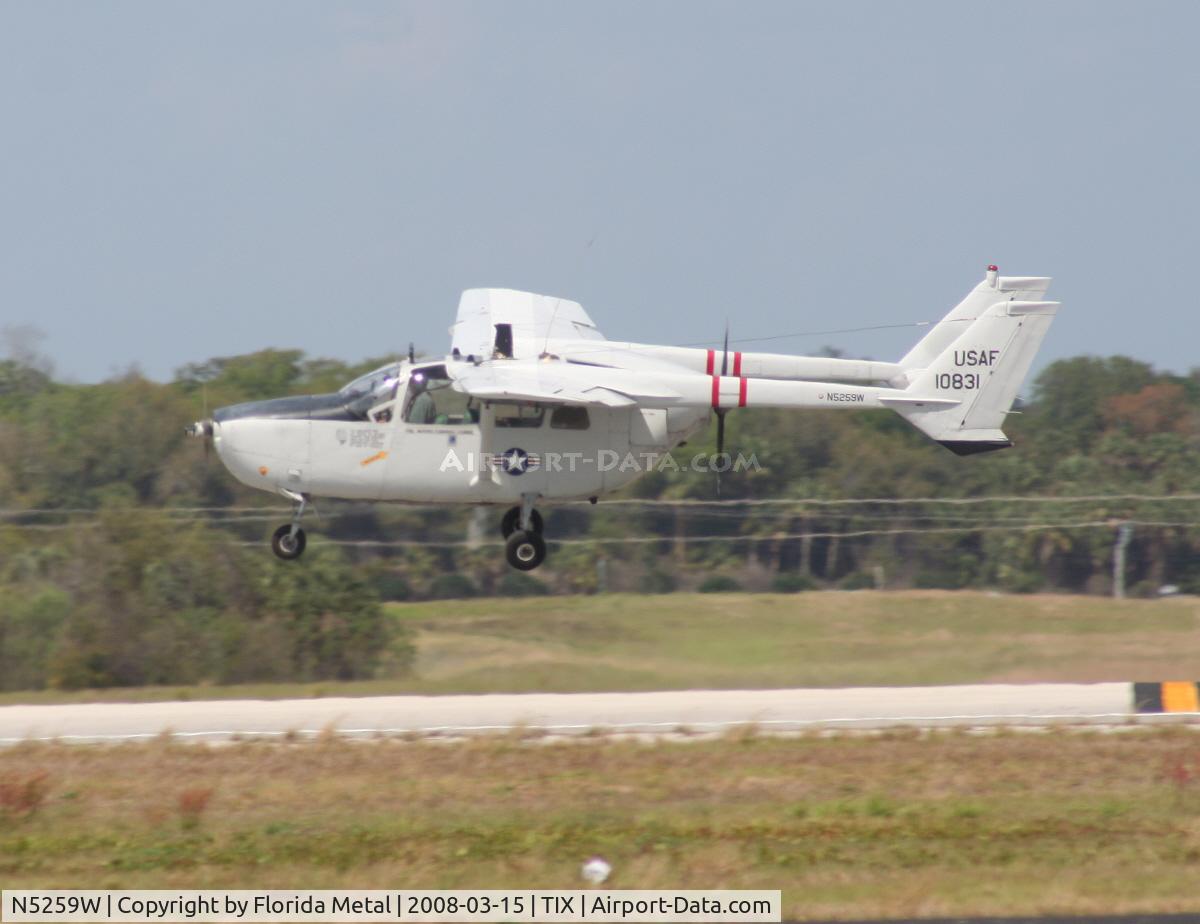 N5259W, 1968 Cessna M337B (O-2A) Super Skymaster C/N 337M-0196 (68-10831), O-2