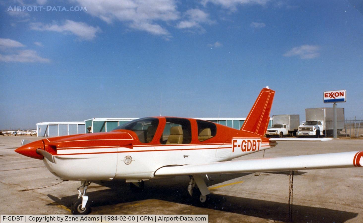 F-GDBT, Socata TB-20 C/N 360, At Grand Prairie Municipal