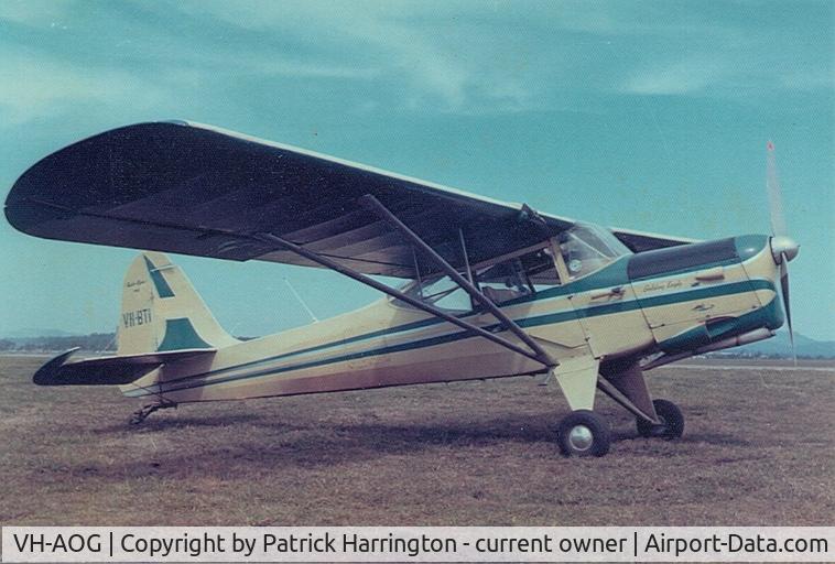 VH-AOG, 1956 Auster J-5R Alpine C/N 3301, Auster Alpine J5R SN 3301  ex G-AOGN - ex VH-BTI now VH-AOG