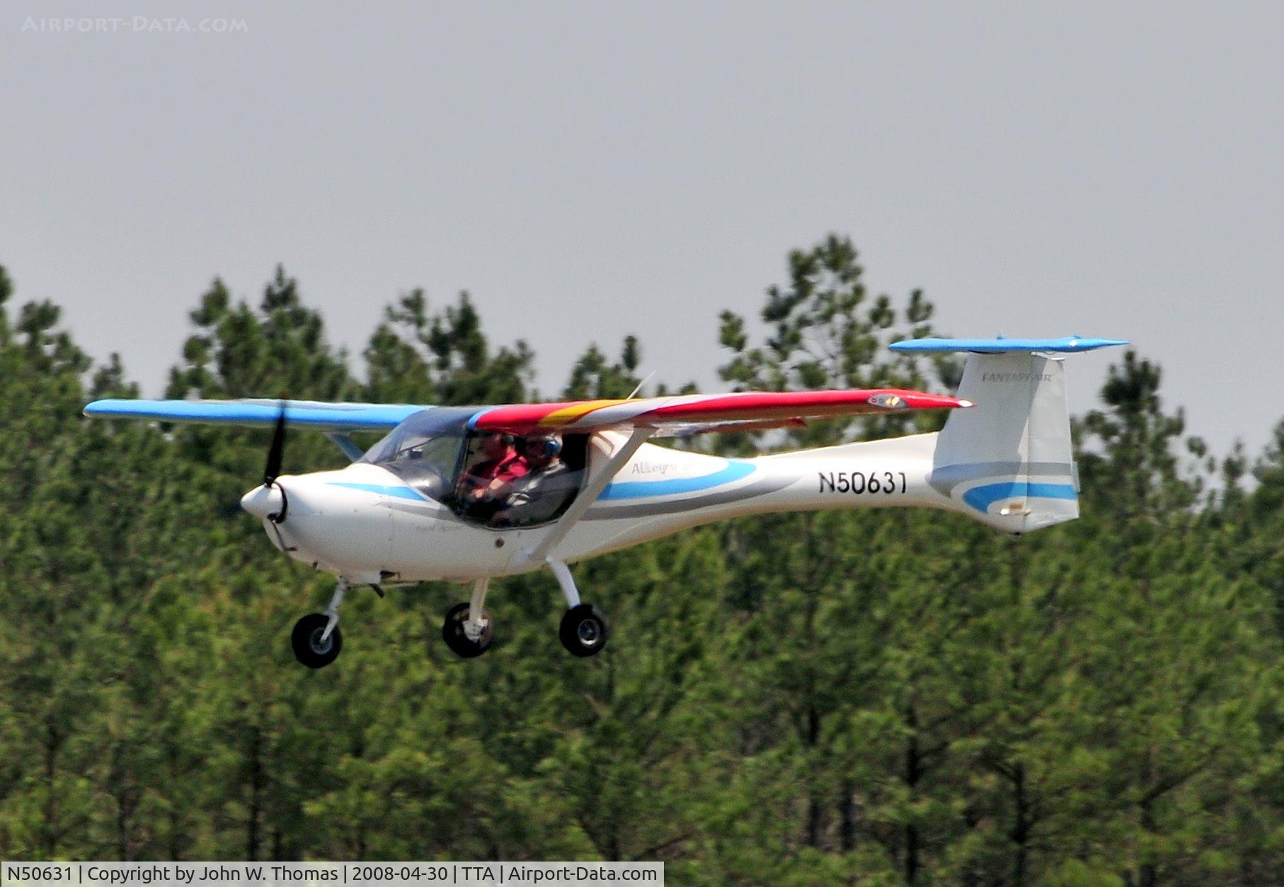 N50631, 2006 Fantasy Air Allegro 2000 C/N 06-227, Departing runway 3
