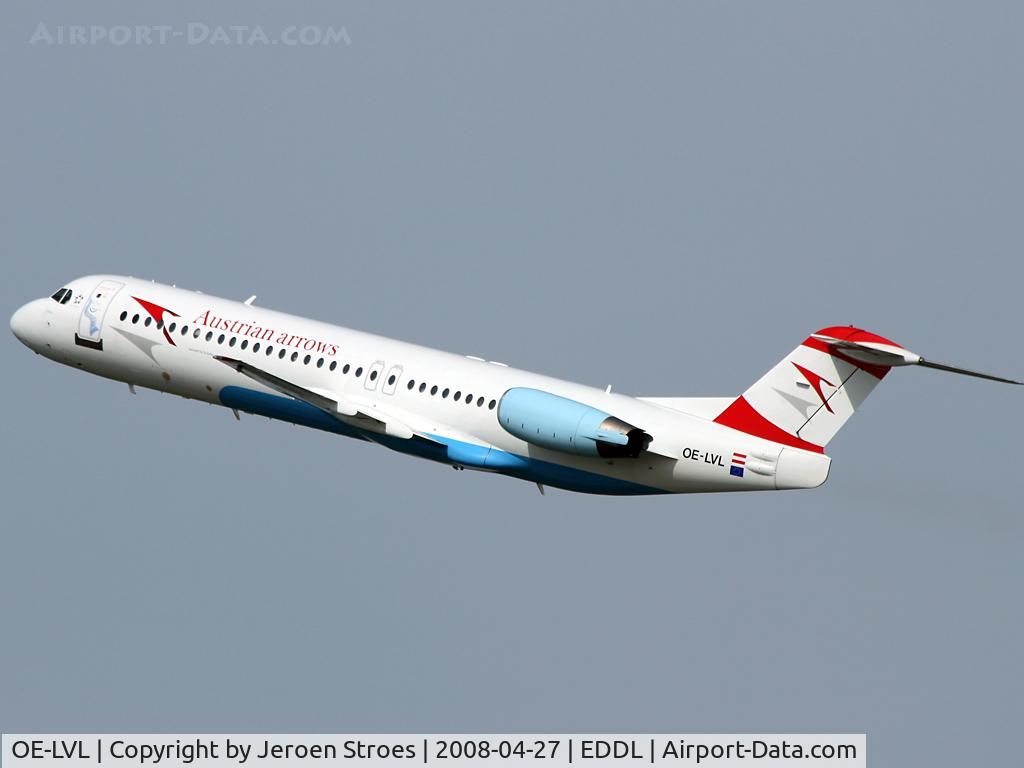 OE-LVL, 1992 Fokker 100 (F-28-0100) C/N 11404, .