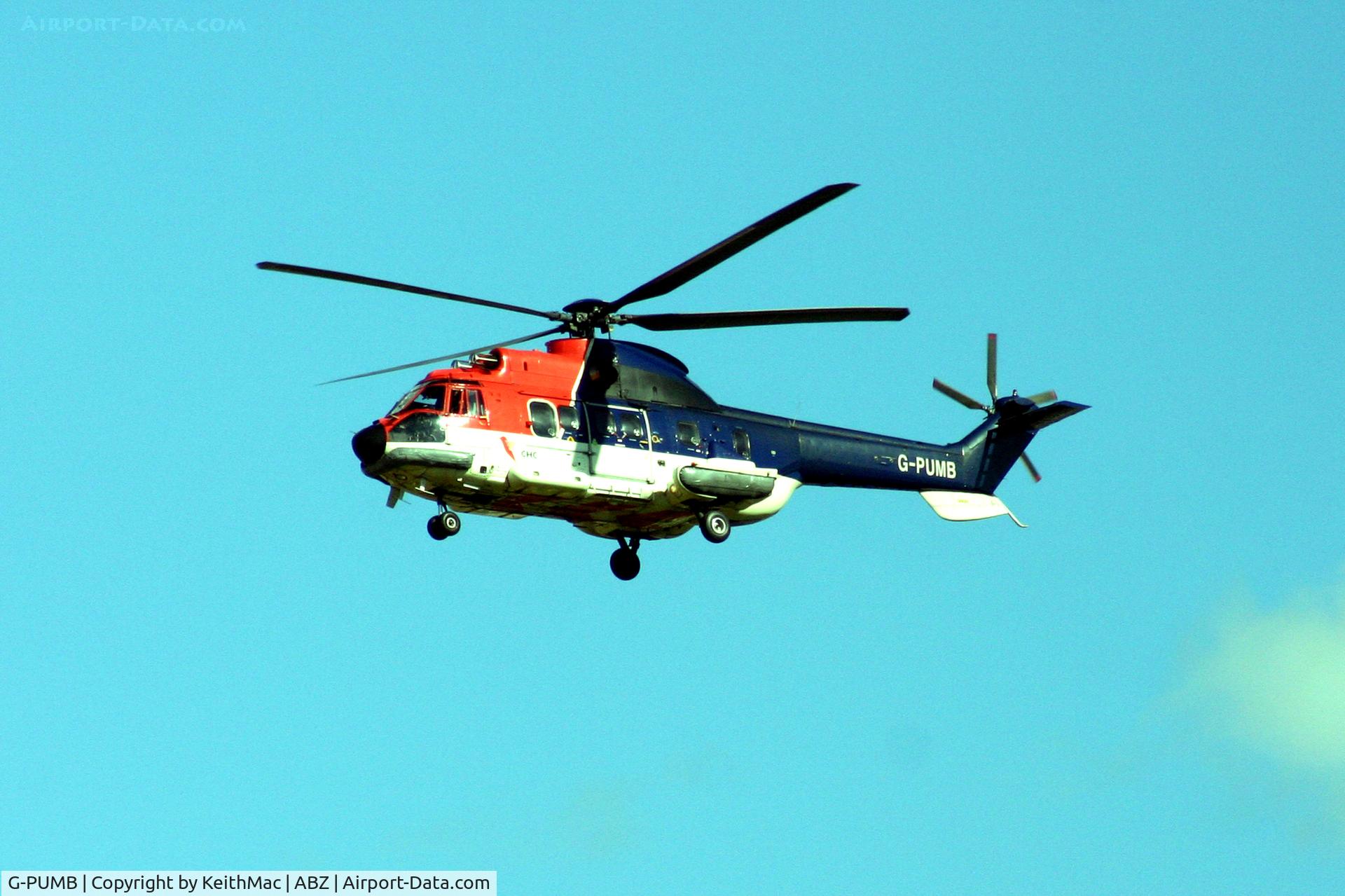 G-PUMB, 1983 Aerospatiale AS-332L Super Puma C/N 2075, With CHC Helicopters at Aberdeen, 2007.