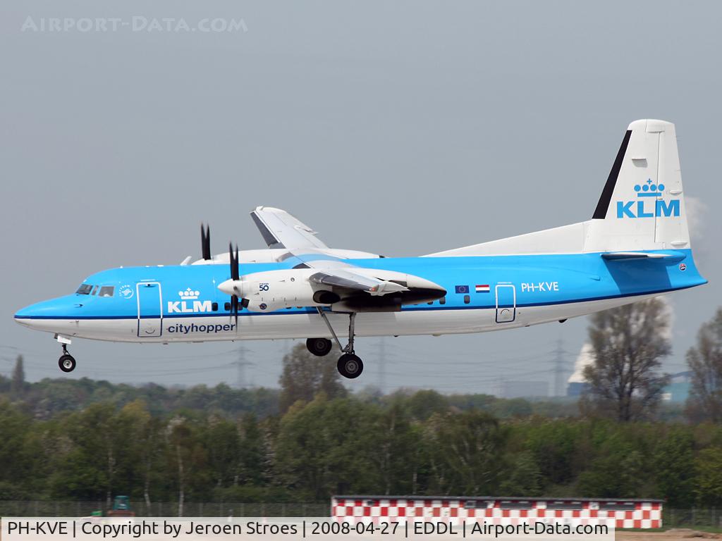PH-KVE, 1990 Fokker 50 C/N 20206, .