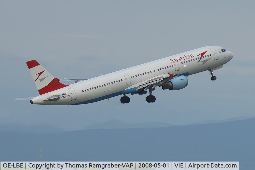OE-LBE, 1998 Airbus A321-211 C/N 935, Austrian Airlines Airbus A321