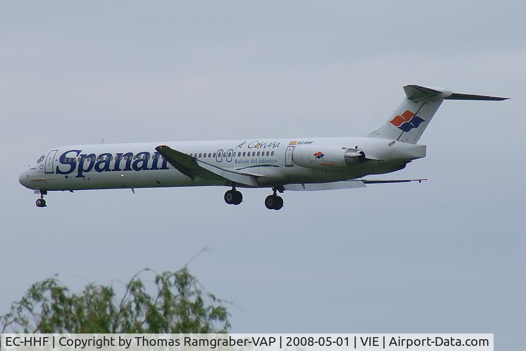EC-HHF, 1988 McDonnell Douglas MD-82 (DC-9-82) C/N 49509, Spanair MDD MD80