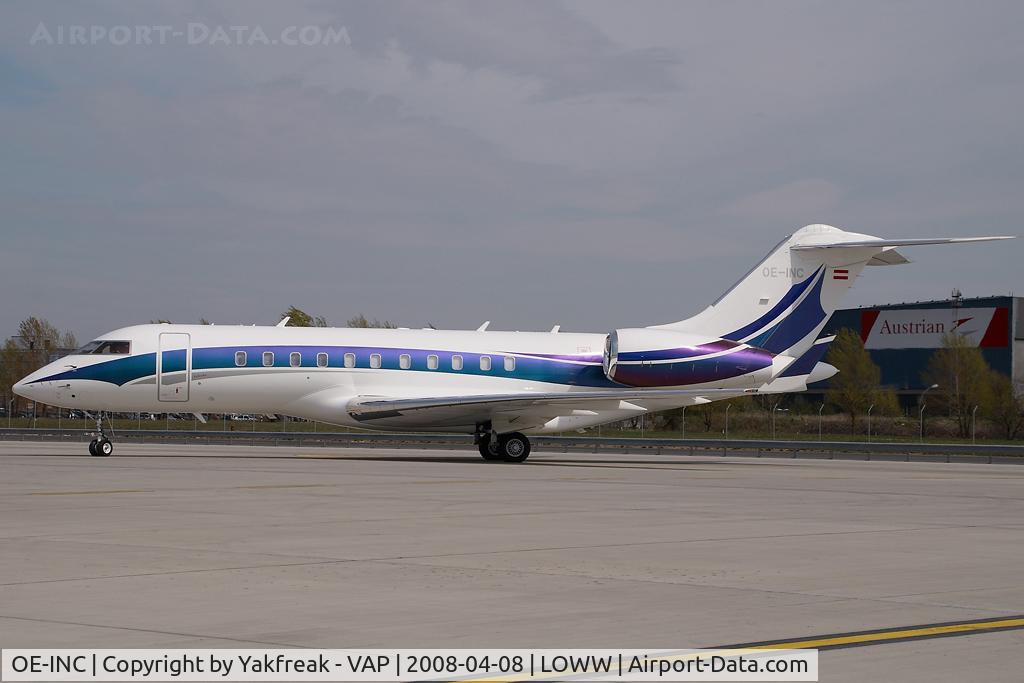 OE-INC, 2006 Bombardier BD-700-1A10 Global 5000 C/N 9168, Globaljet Austria Globalexpress 5000