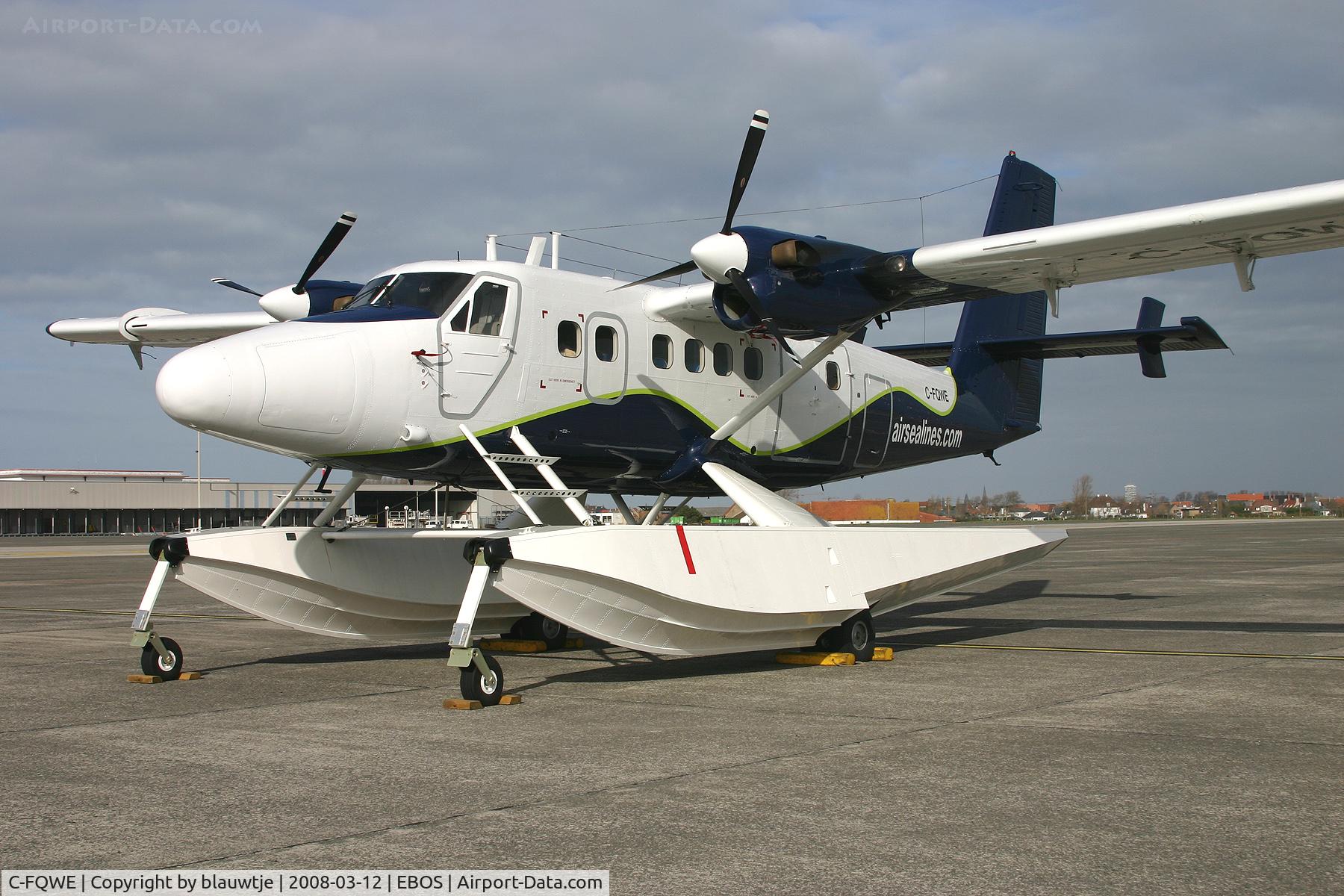 C-FQWE, 1981 De Havilland Canada DHC-6-300 Twin Otter C/N 768, Ferry flight, on it's way to Greece for AirSea Lines