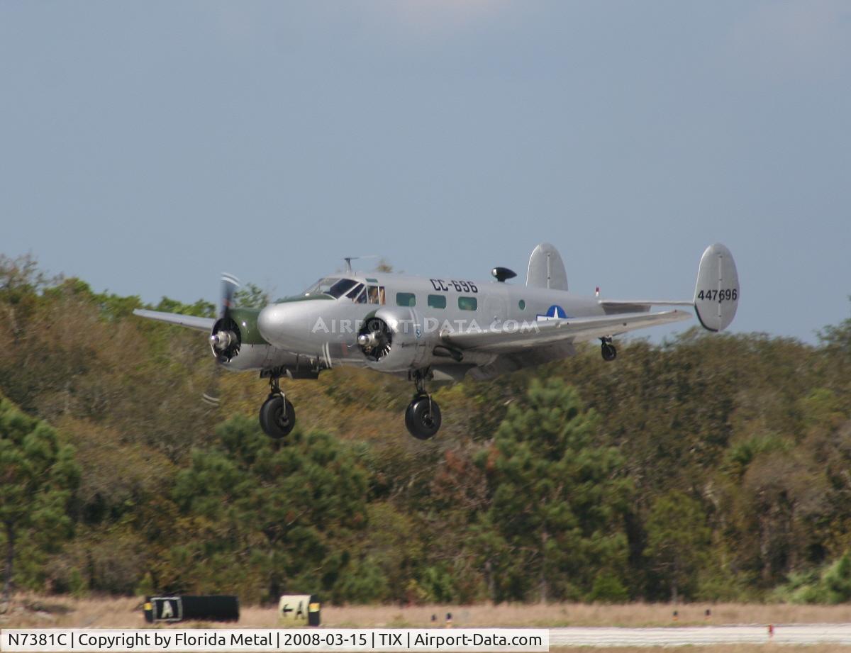 N7381C, 1944 Beech C18S C/N 8104, C-45