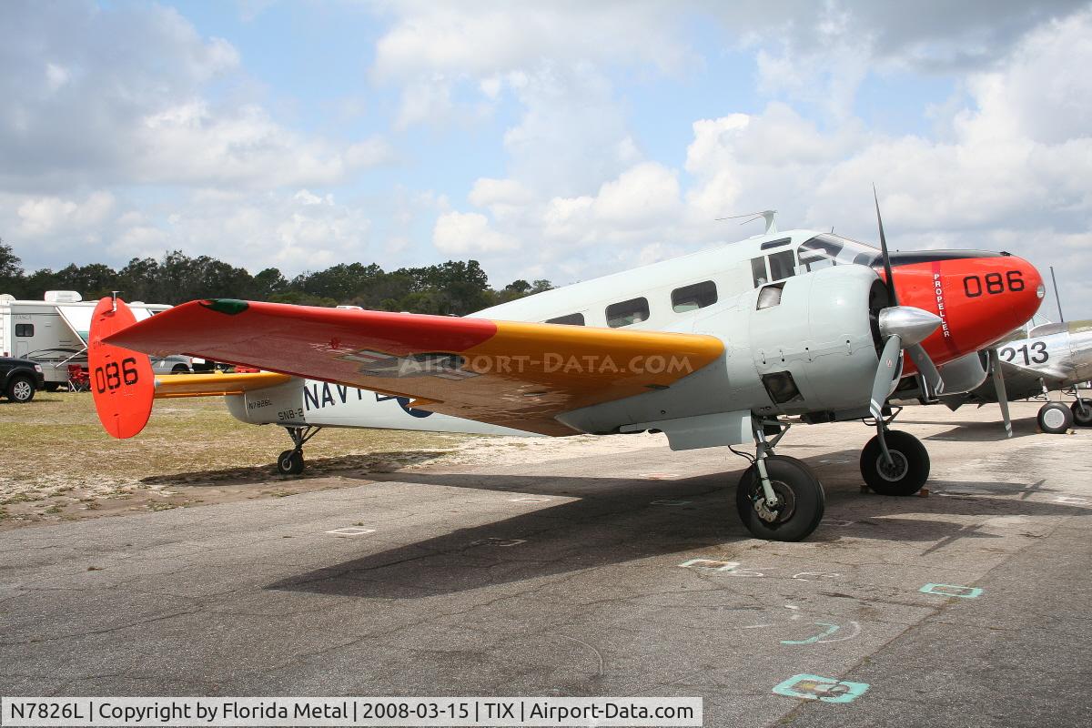 N7826L, 1951 Beech TC-45G C/N AF-86, TC-45G