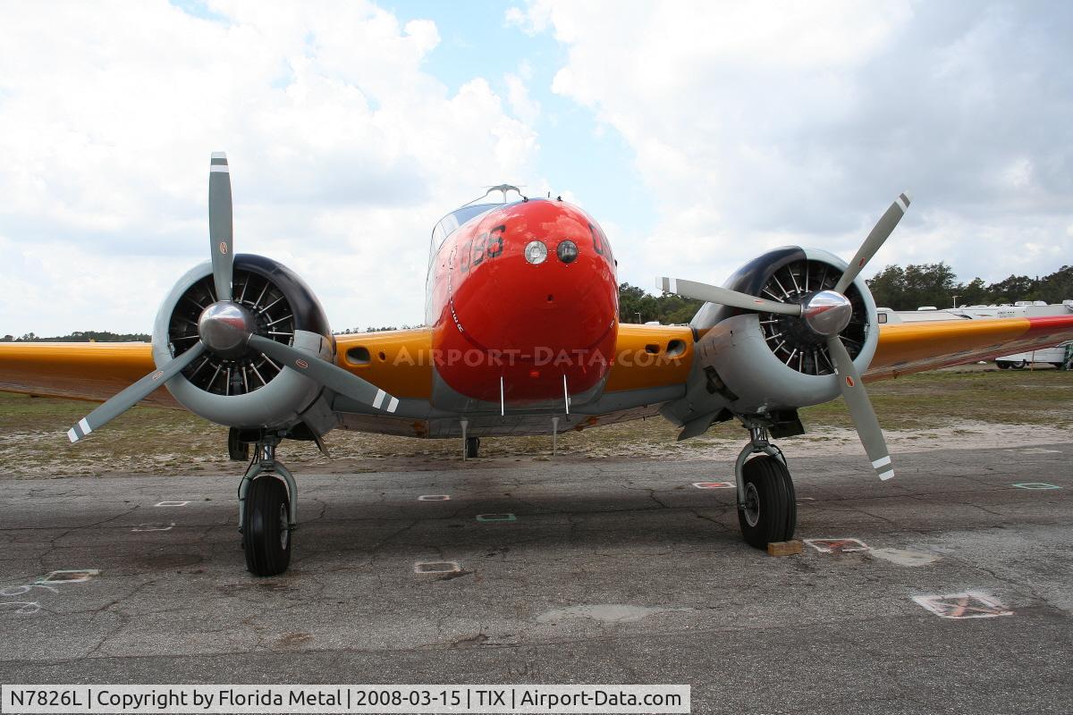 N7826L, 1951 Beech TC-45G C/N AF-86, TC-45G