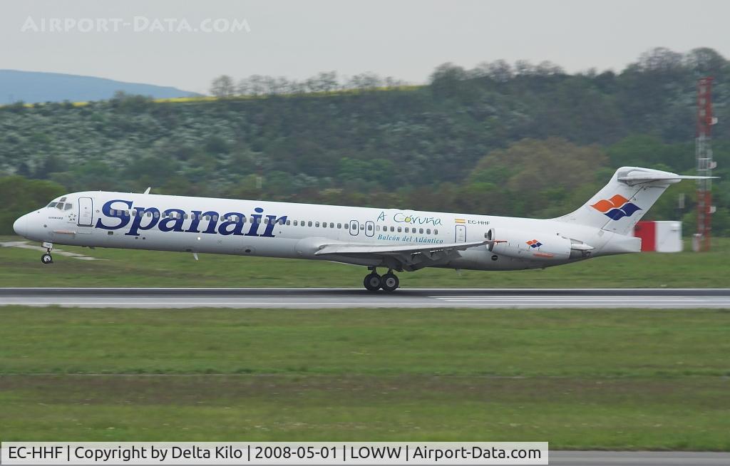 EC-HHF, 1988 McDonnell Douglas MD-82 (DC-9-82) C/N 49509, SPANAIR MD82