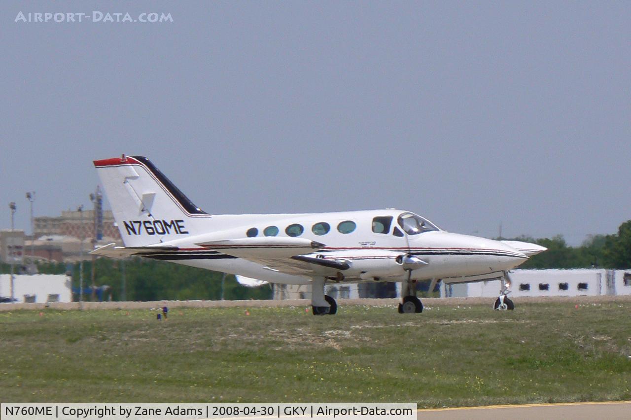 N760ME, 1975 Cessna 414 Chancellor C/N 414-0804, At Arlington Municipal