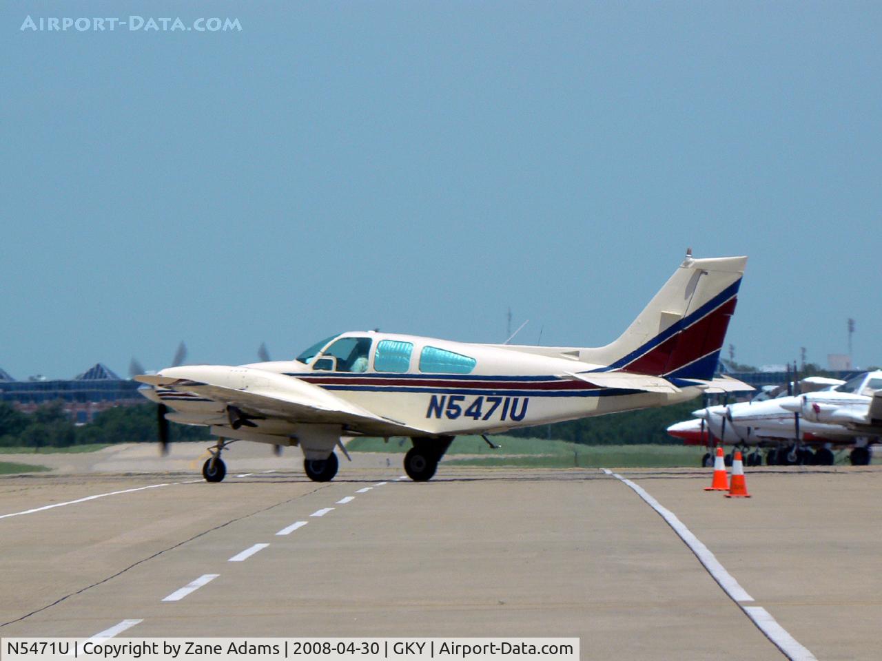 N5471U, 1967 Beech 56TC C/N TG-31, At Arlington Municipal