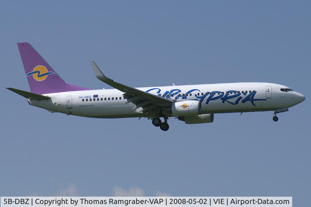 5B-DBZ, 2006 Boeing 737-8BK C/N 33030, Eurocypria Airlines Boeing 737-800