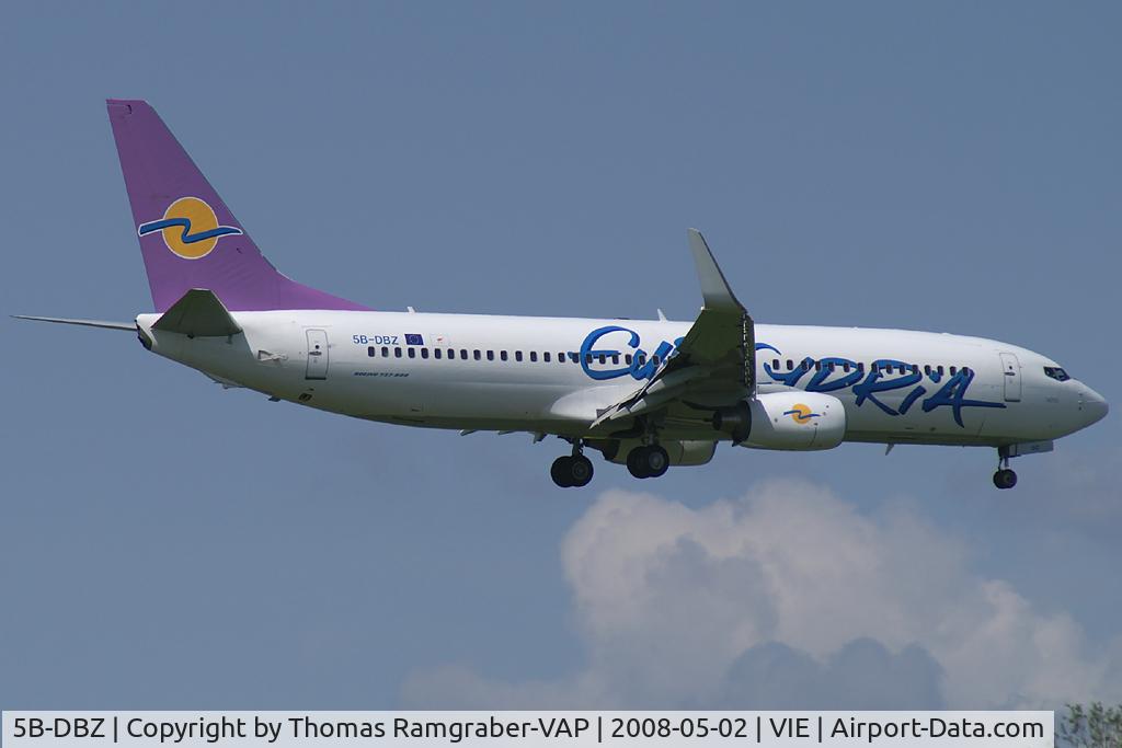5B-DBZ, 2006 Boeing 737-8BK C/N 33030, Eurocypria Airlines Boeing 737-800