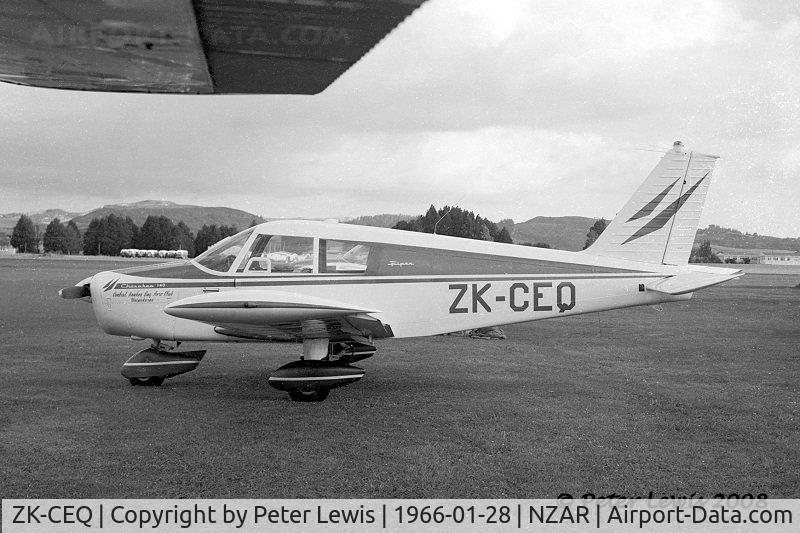 ZK-CEQ, Piper PA-28-140 C/N 28-20052, Central Hawkes Bay AC, Waipukerau