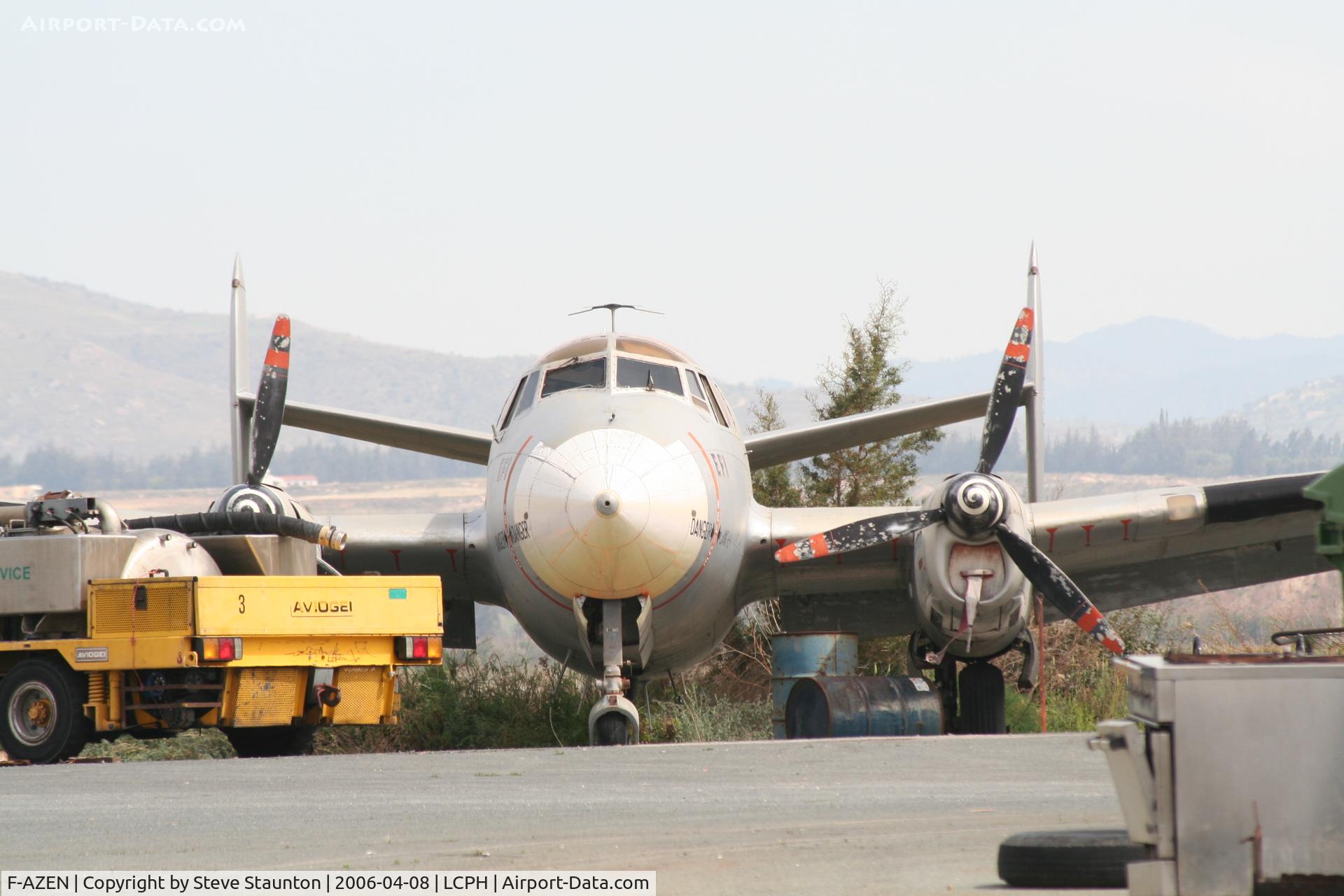 F-AZEN, Dassault MD-312 Flamant C/N 250, Taken at Paphos, Cyprus April 2006 long before these aircraft were removed to the other side