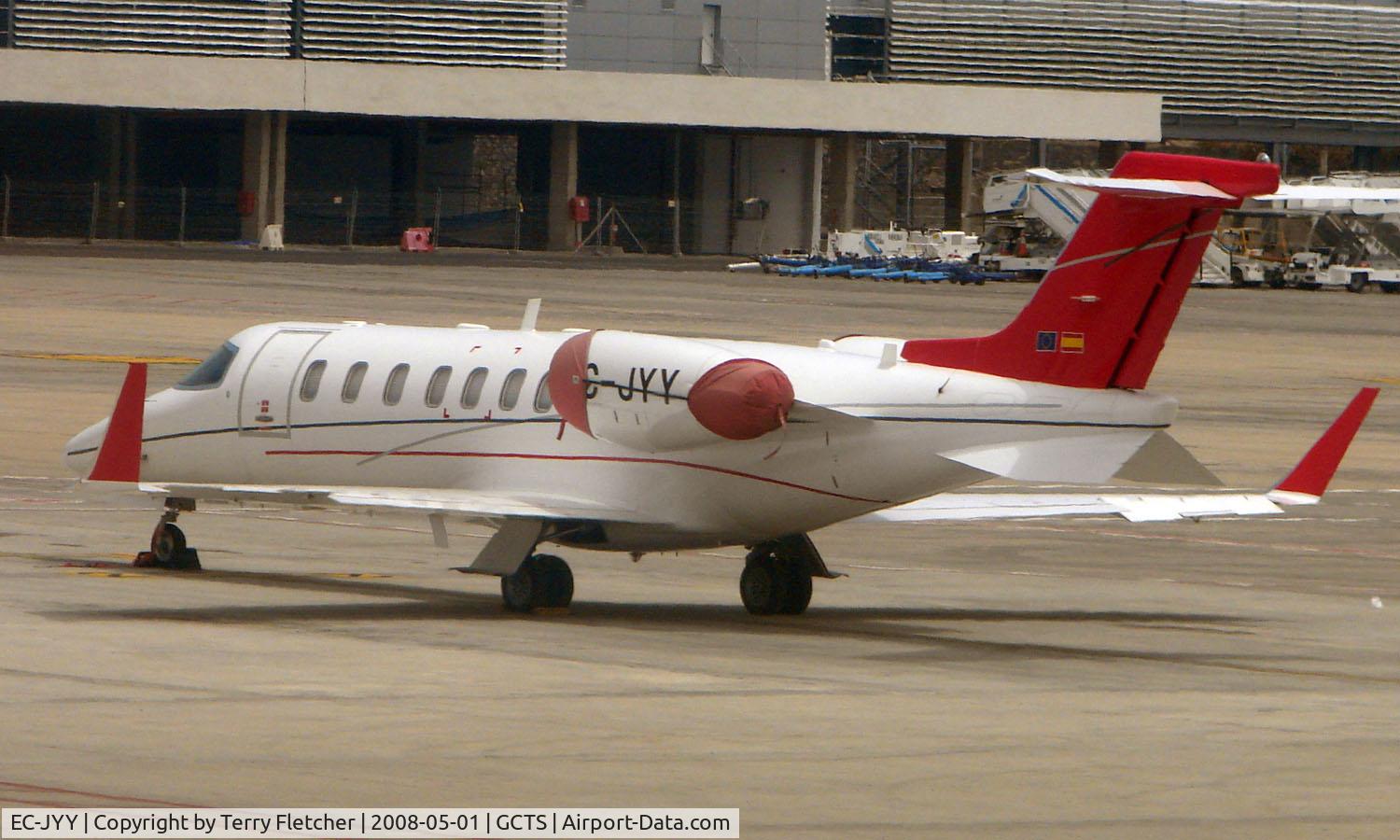 EC-JYY, 2005 Learjet 40 C/N 45-2026, Spanish Learjet 40 parked at Tenerife South