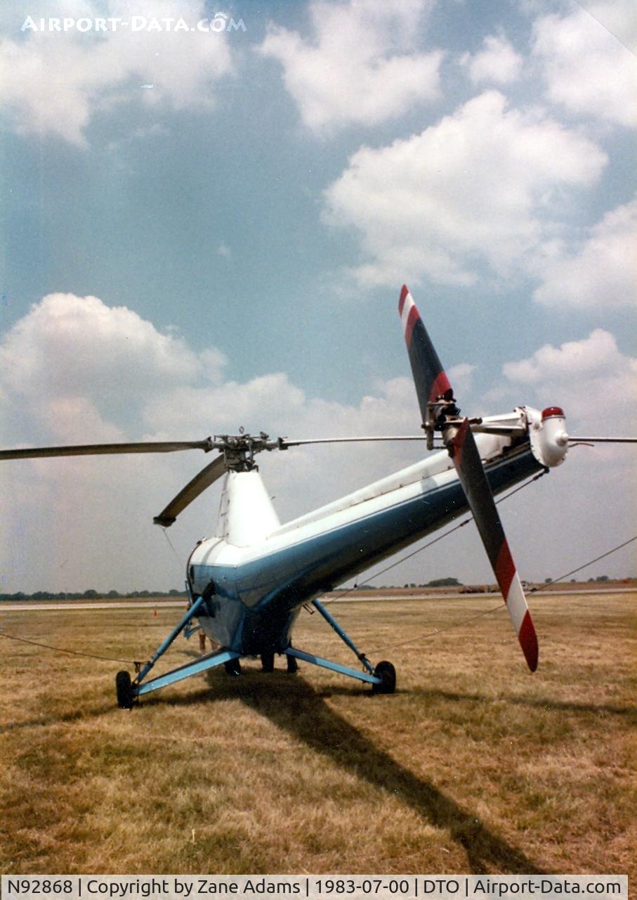 N92868, 1961 Sikorsky S-51 C/N 5136, Vintage S-51 Dragonfly - This aircraft currently resides at the USMC Museum - Quantico, VA