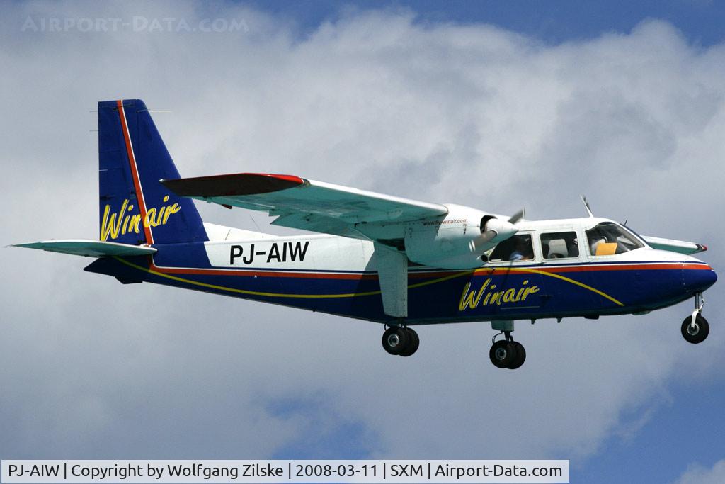 PJ-AIW, 1987 Pilatus Britten-Norman BN-2A-26 Islander C/N 2038B, visitor
