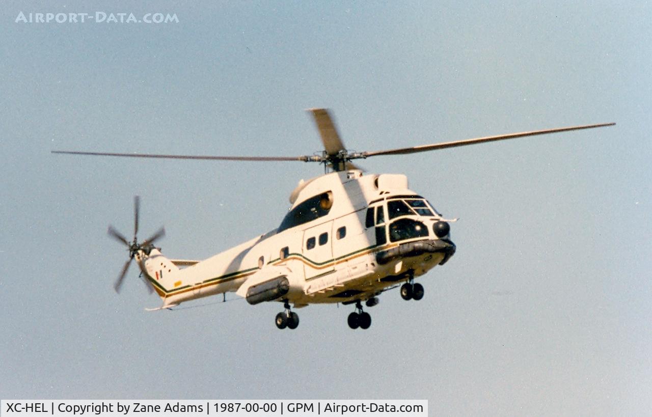 XC-HEL, 1986 Aérospatiale SA-330J Puma C/N 0000, At Grand Prairie Municipal