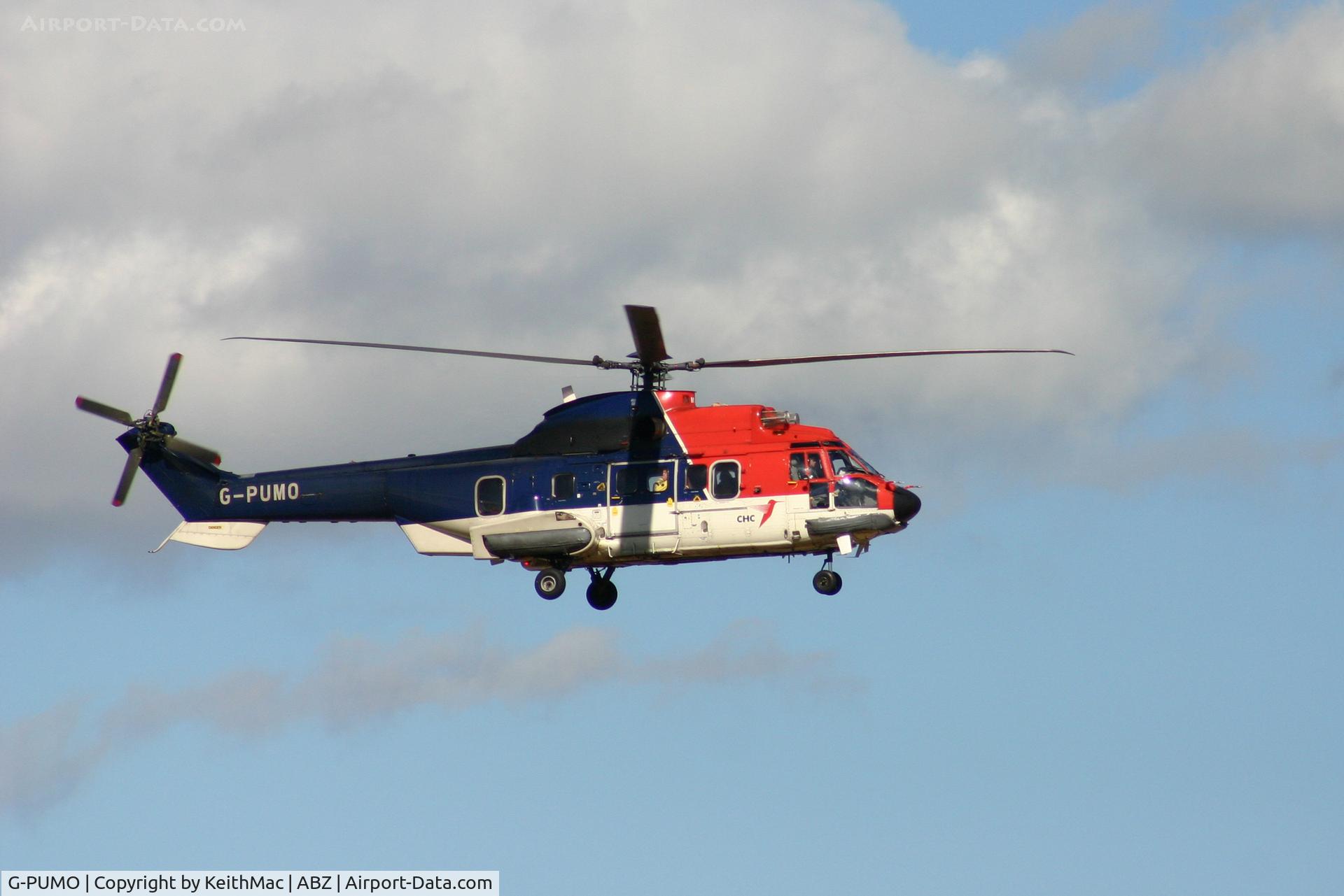G-PUMO, 1998 Eurocopter AS-332L2 Super Puma Mk2 C/N 2467, With CHC Helicopters at Aberdeen, 2007.