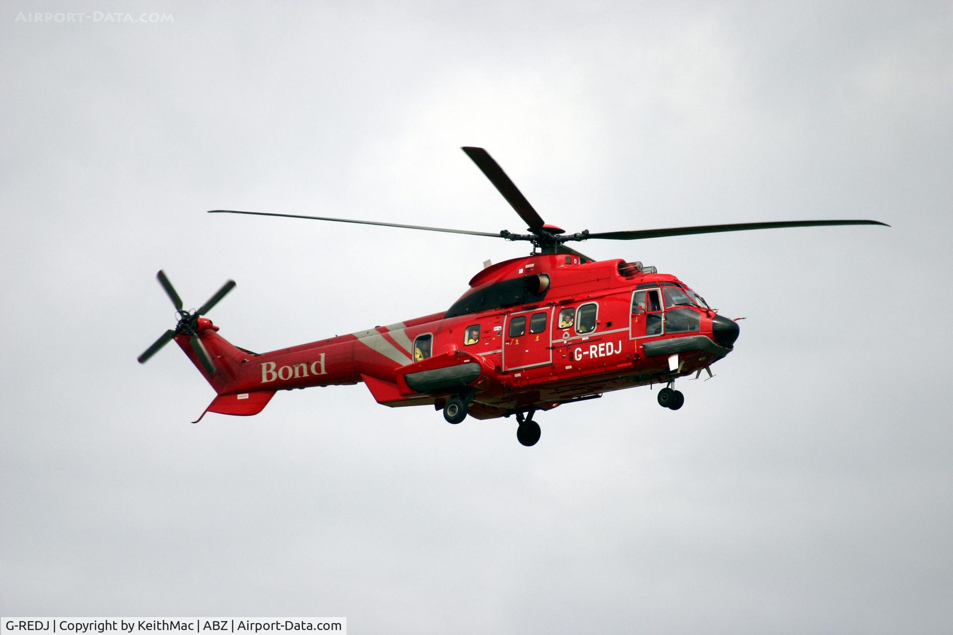 G-REDJ, 2004 Eurocopter AS-332L-2 Super Puma C/N 2608, With Bond Helicopters at Aberdeen 2007.