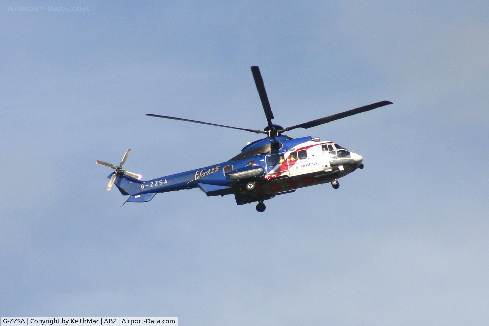 G-ZZSA, 2004 Eurocopter EC-225LP Super Puma Mk2+ C/N 2603, With Bristow Helicopters at Aberdeen 2007.