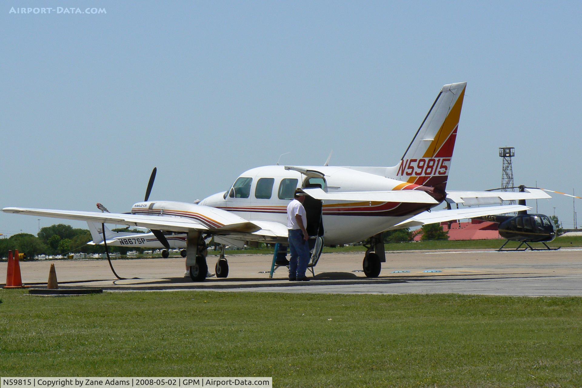 N59815, 1976 Piper PA-31-325 Navajo C/R C/N 31-7612041, At Grand Prairie Municipal