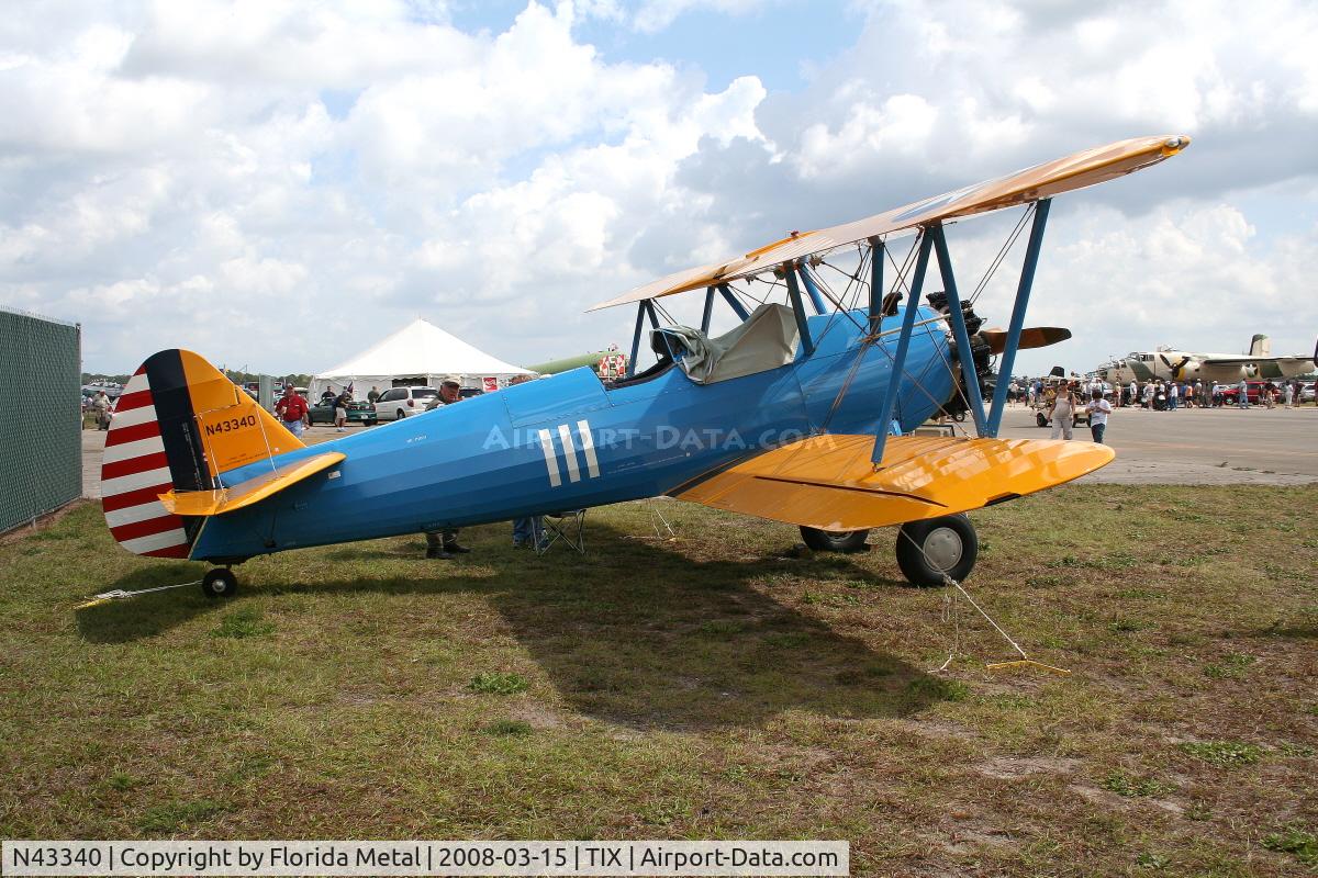 N43340, 1943 Boeing E75 C/N 75-5999, Boeing E75