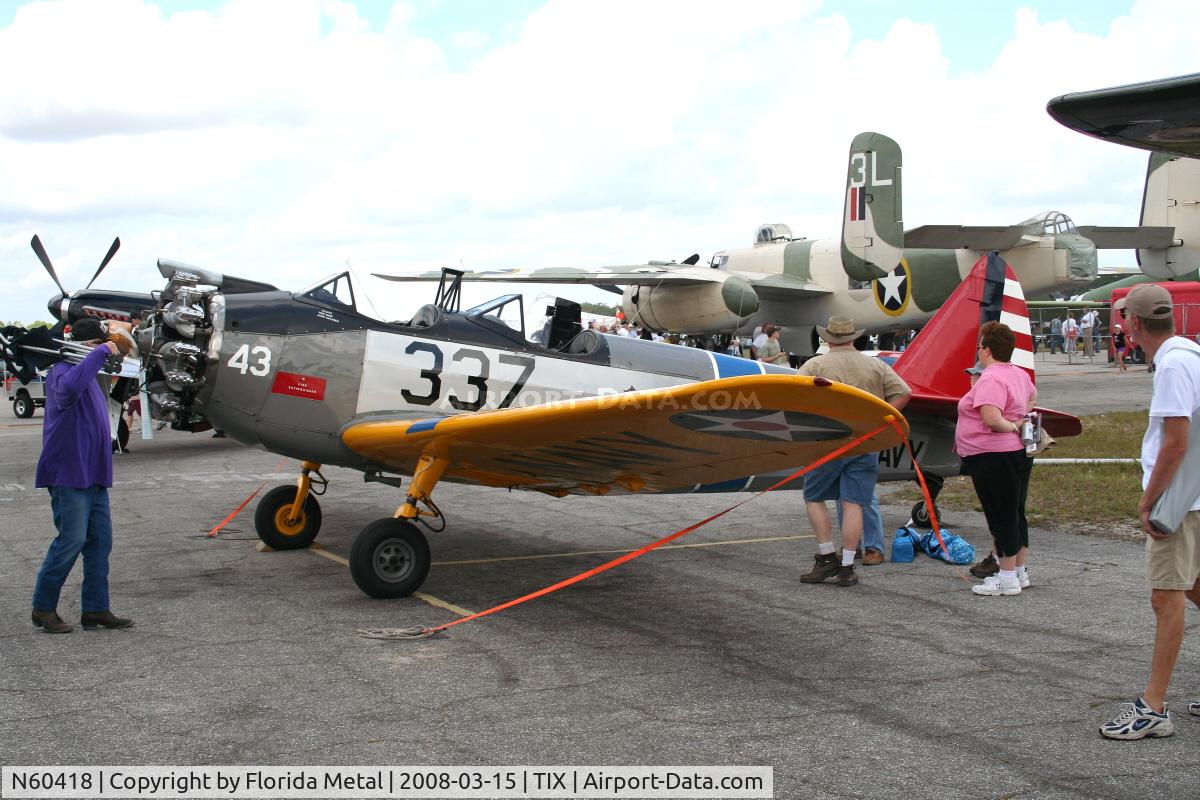 N60418, 1943 Fairchild (St. Louis) PT-23A Cornell (M-62C) C/N 337SL, Fairchil PT-23