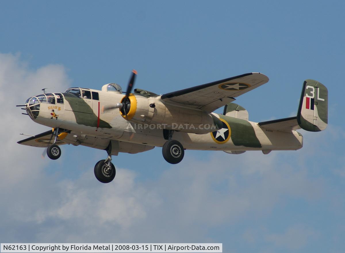 N62163, 1944 North American B-25J Mitchell Mitchell C/N 108-47451, B-25