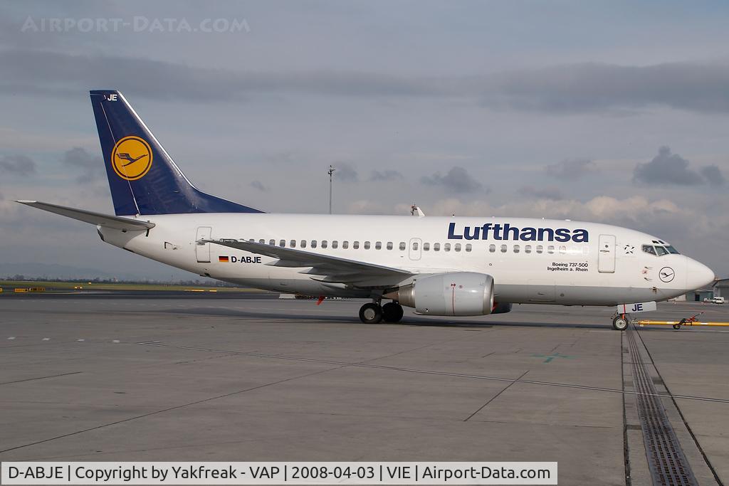 D-ABJE, 1991 Boeing 737-530 C/N 25310, Lufthansa Boeing 737-500