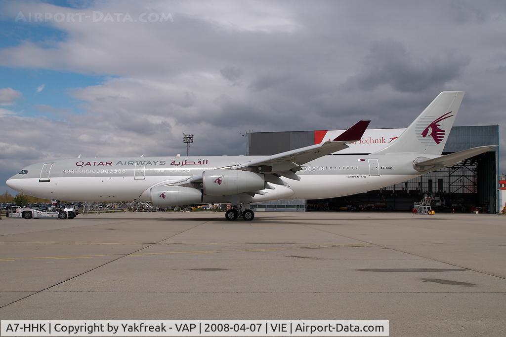 A7-HHK, 1993 Airbus A340-211 C/N 026, Qatar Government Airbus 340-200