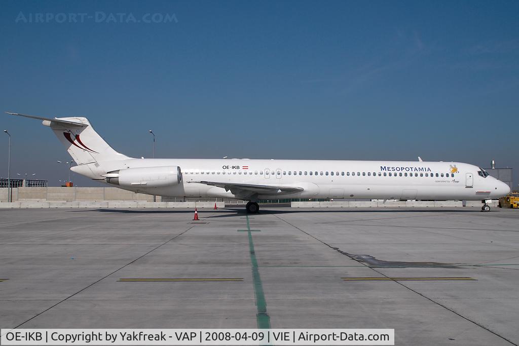 OE-IKB, 1986 McDonnell Douglas MD-83 (DC-9-83) C/N 49448, Mesopotamia MD80 operated by MAP Jets