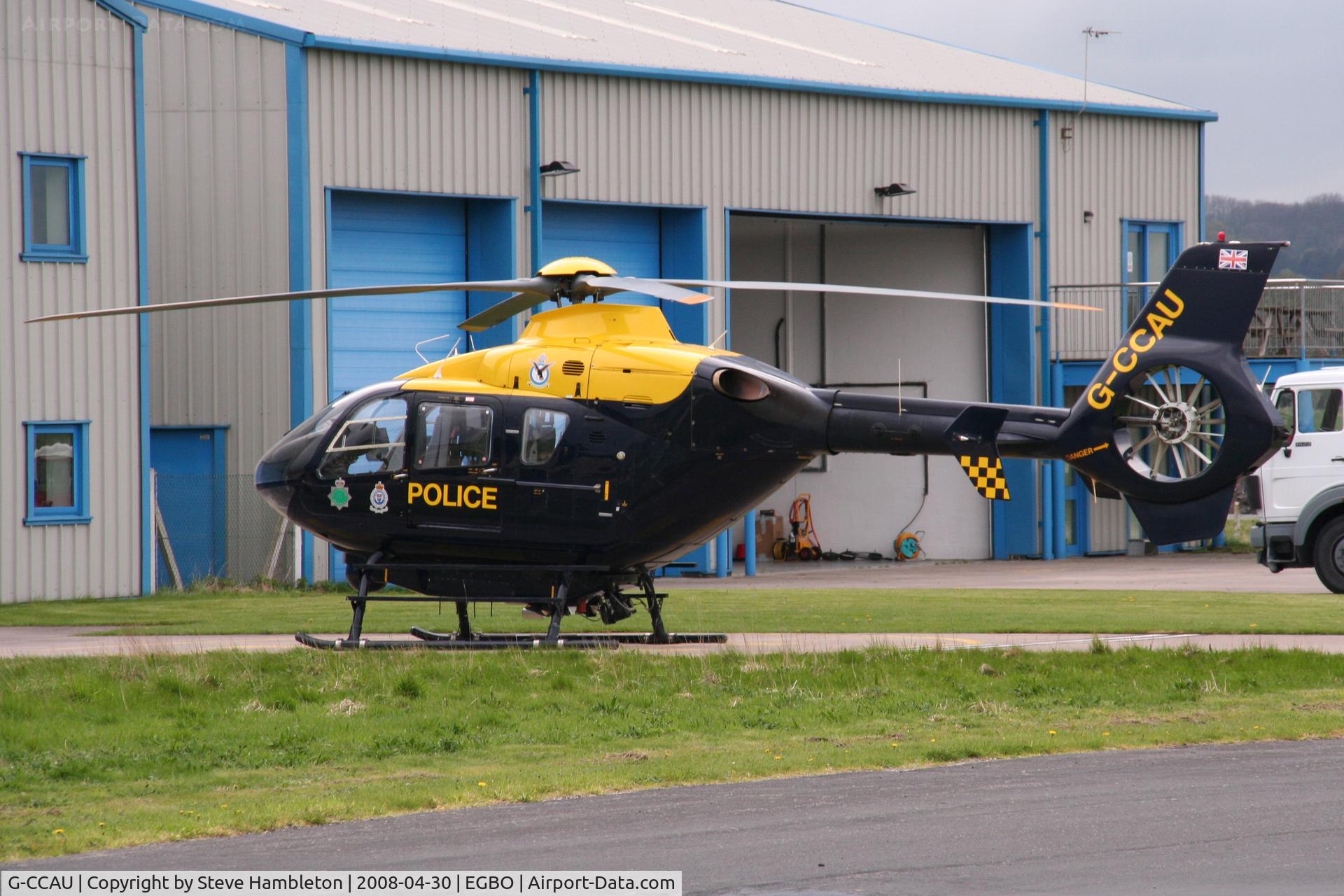 G-CCAU, 1997 Eurocopter EC-135T-1 C/N 0040, At Wolverhampton, Halfpenny Green