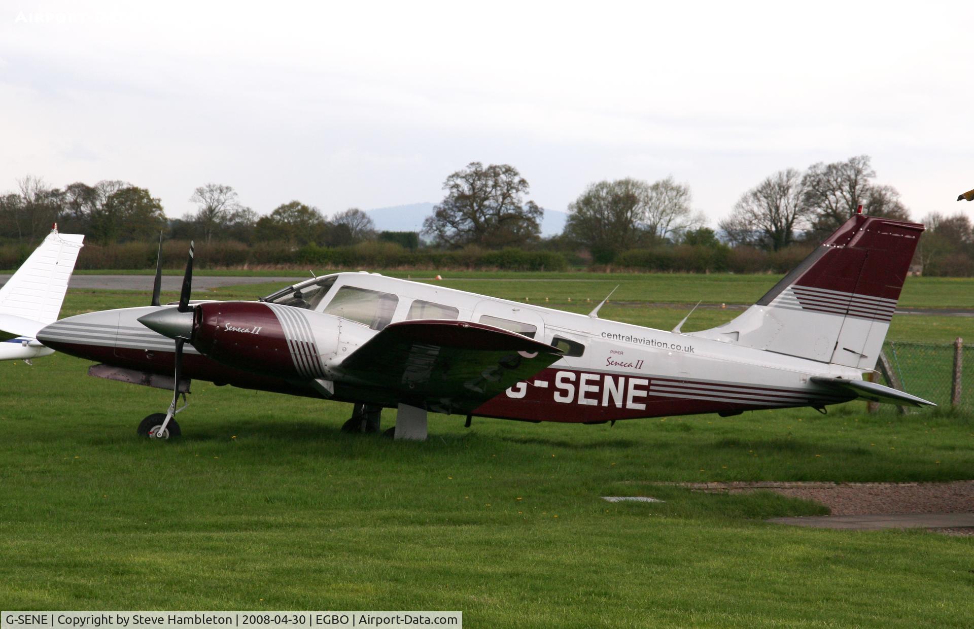 G-SENE, 1980 Piper PA-34-200T Seneca II C/N 34-8170069, At Wolverhampton, Halfpenny Green