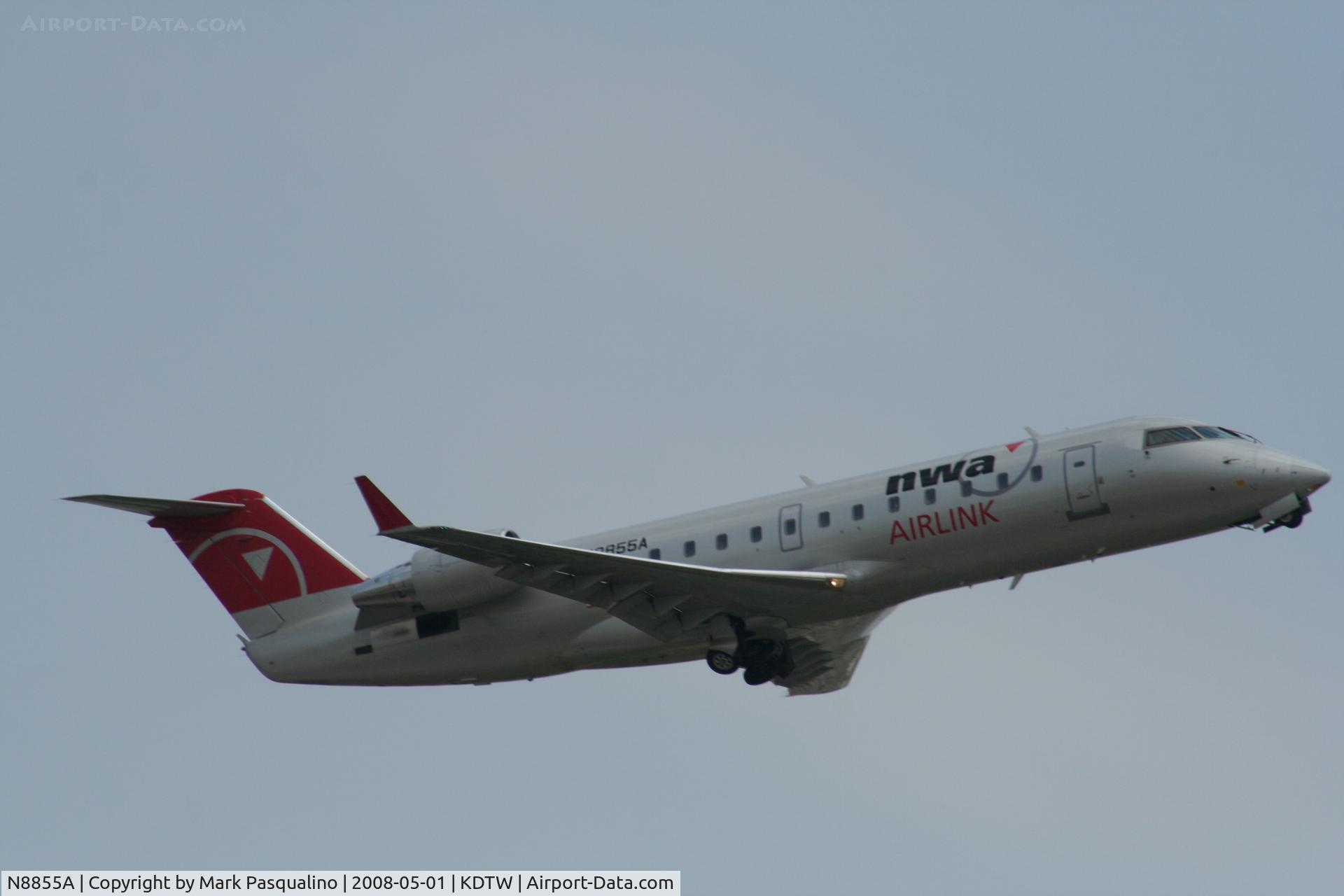 N8855A, 2003 Canadair CRJ-440 (CL-600-2B19) Regional Jet C/N 7855, CL-600-2B19