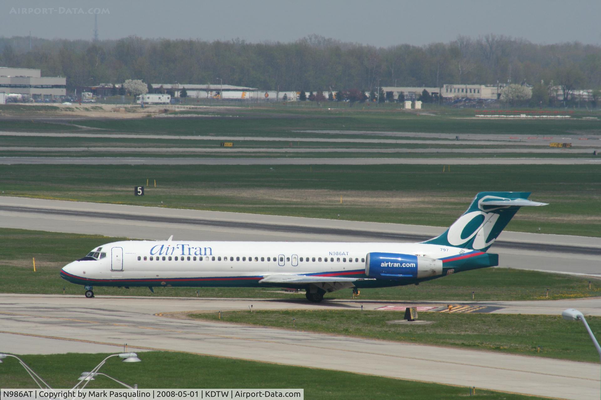 N986AT, 2001 Boeing 717-200 C/N 55089, Boeing 717-200
