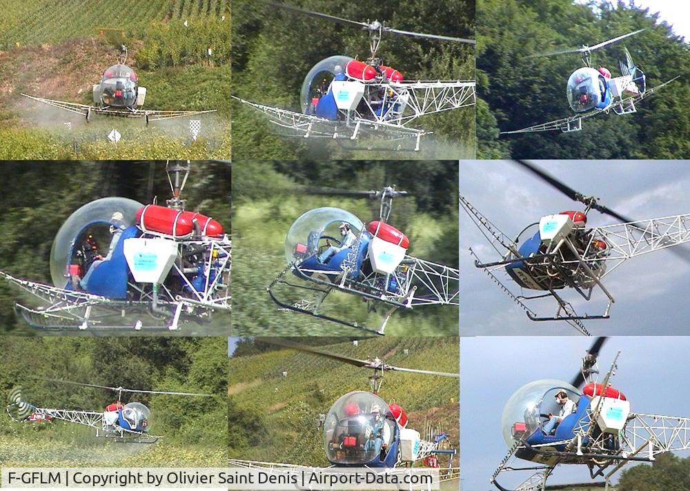 F-GFLM, 1956 Bell 47G-2 C/N 1631, Champagne Vineyard